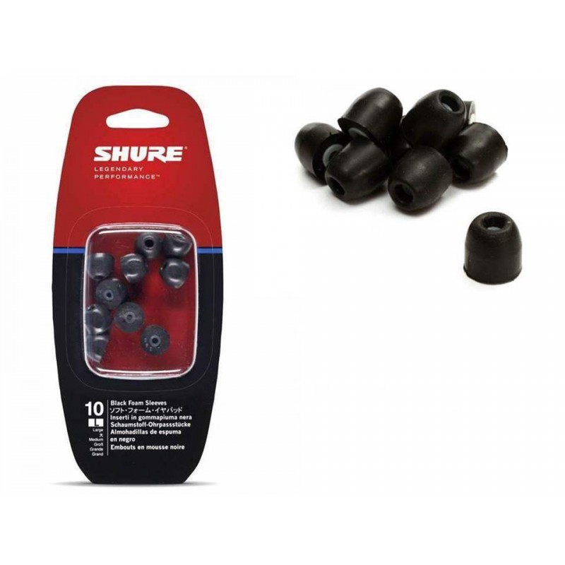 Shure EABKF1-10 L Kit de 10 almohadillas para auriculares