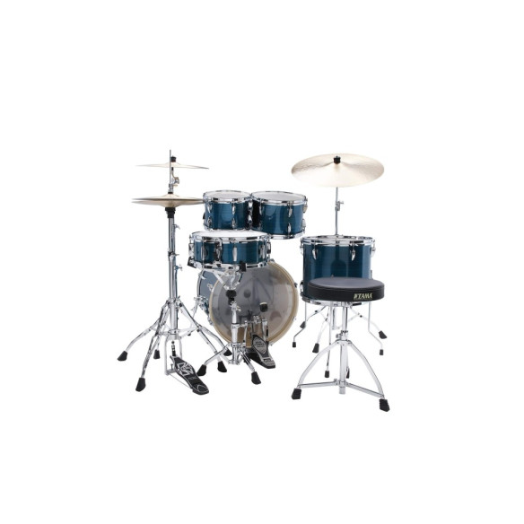 comprar bateria completa TAMA IMPERIALSTAR 5PC DRUM KIT IP50H6W-HBL + MEINL CYMBALS