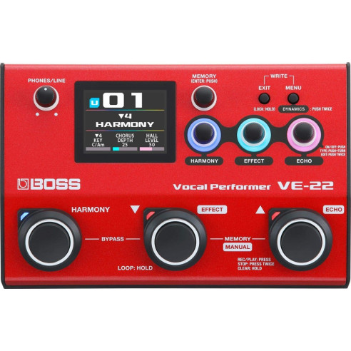 BOSS VE-22 Procesador Vocal