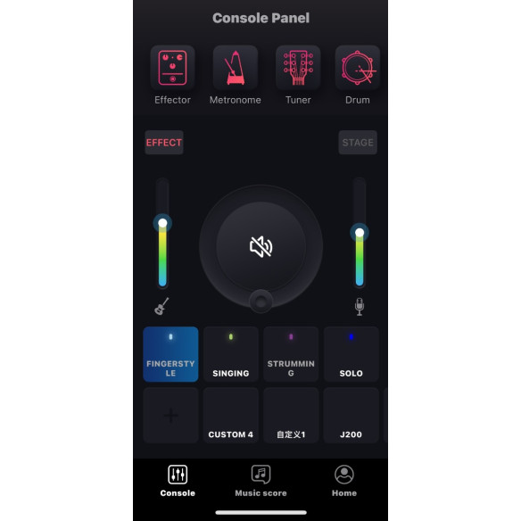 OS1 Preamplificador de Guitarra con conexión BT y efectos