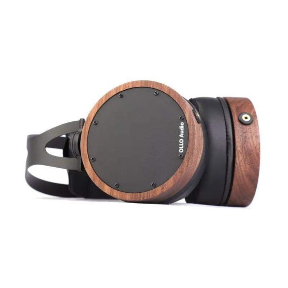 Auriculares de estudio cerrados Ollo Audio S4R fabricados con madera de Nogal, acero inoxidable y piel sintética. Auriculares de estudio cerrados Ollo Audio S4R fabricados con madera de Nogal, acero inoxidable y piel sintética.