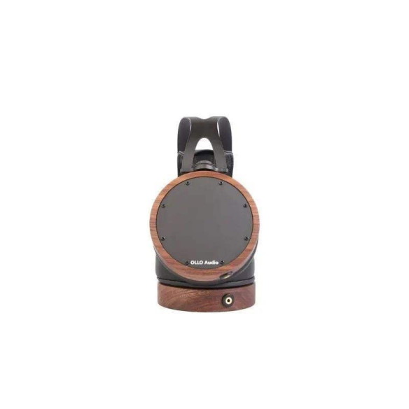 Auriculares de estudio cerrados Ollo Audio S4R fabricados con madera de Nogal, acero inoxidable y piel sintética. Auriculares de estudio cerrados Ollo Audio S4R fabricados con madera de Nogal, acero inoxidable y piel sintética.