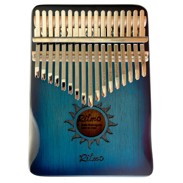 Ritmo KRI17BL Kalimba Caoba 17 Notas Azul Ritmo KRI17BL Kalimba Caoba 17 Notas Azul