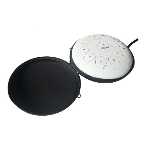 Ritmo TD12WH Tongue Drum 12" - 13 Notas Blanco