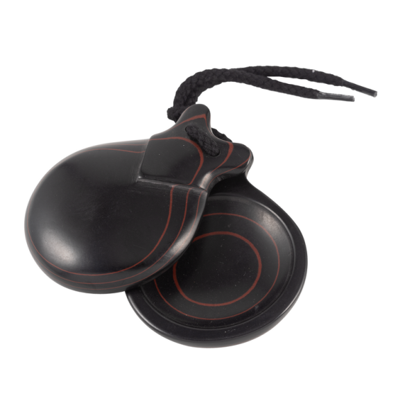 Castañuelas Fibra Negra Veta Roja nº8 Castañuelas Fibra Negra Veta Roja nº8