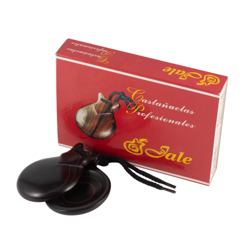 Castañuelas Fibra Negra Veta Roja nº8