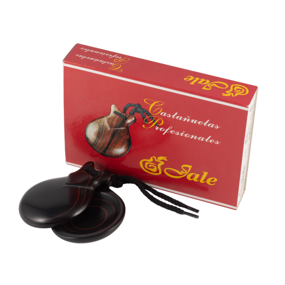 Castañuelas Fibra Negra Veta Roja nº8 Castañuelas Fibra Negra Veta Roja nº8