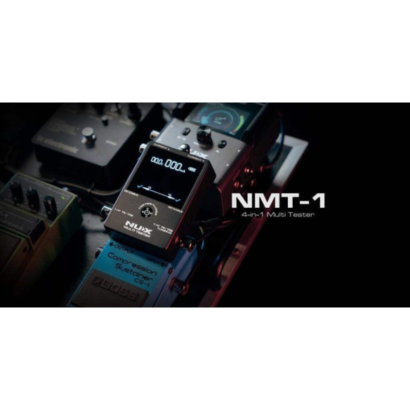 Nux NMT-1  Afinador, comprobador de cables, medidor de voltaje