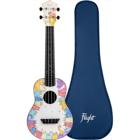 FLIGHT TUC-KITTY Ukelele Concierto Travel