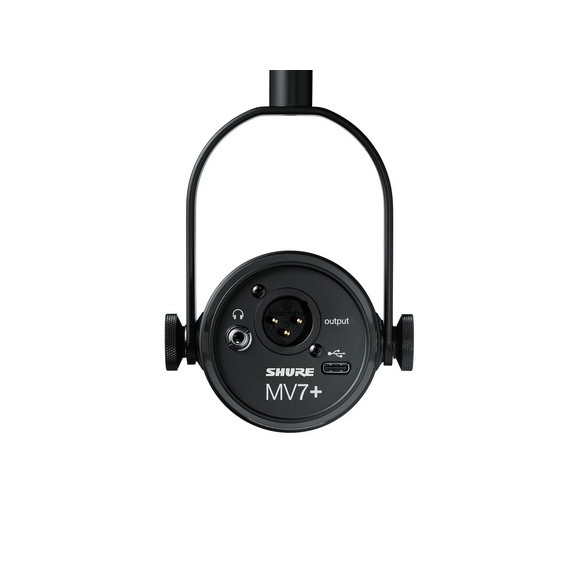 SHURE MV7 PLUS-K Motiv Micrófono vocal dinámico SHURE MV7 PLUS-K Motiv Micrófono vocal dinámico