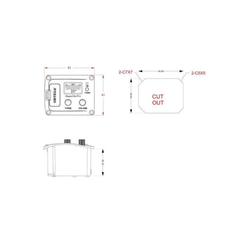 MAGUS UKE Preamplificador para Ukelele