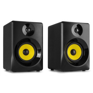 VONYX SMN40B Monitor Estudio Activo 4" Pareja, 100 Watts Pico 50 RMS 2