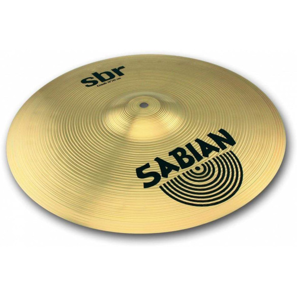 Plato Sabian Crash de 16" de la serie SBR, potente y con punch para acentos.