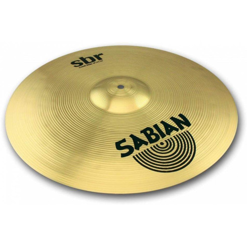 Plato Sabian Crash Ride de 18" de la serie SBR, con 2 aplicaciones, un ride con un sonido lleno o bien un potente crash.