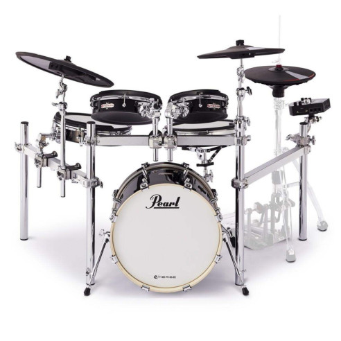 Batería Eléctrónica Pearl E-Merge EM-53HB que incluye un bombo acústico de 18 pulgadas.