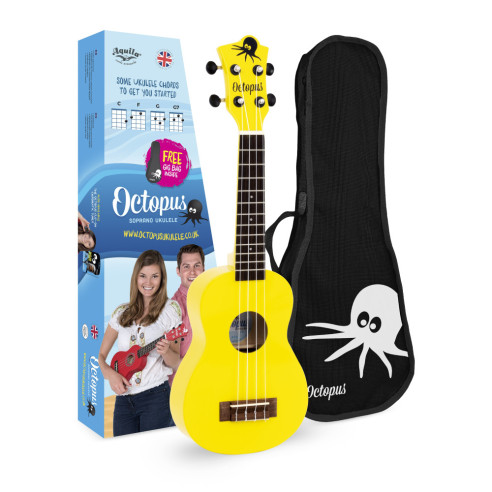 OCTOPUS UK-205YL Ukelele Soprano Amarillo