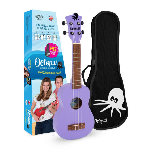 OCTOPUS UK-205PU Ukelele Soprano Púrpura