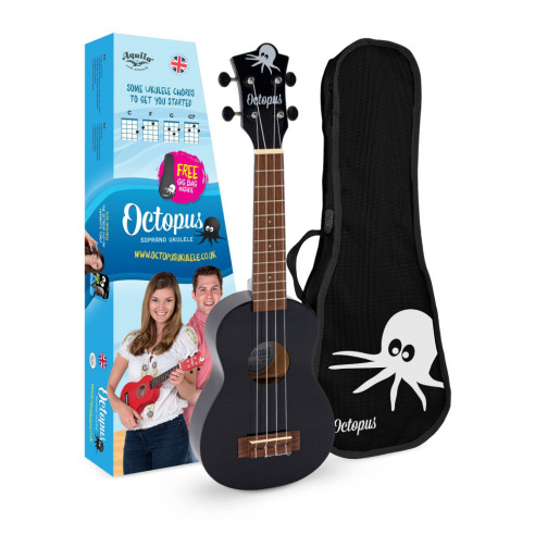 OCTOPUS UK-205BK Ukelele Soprano Negro