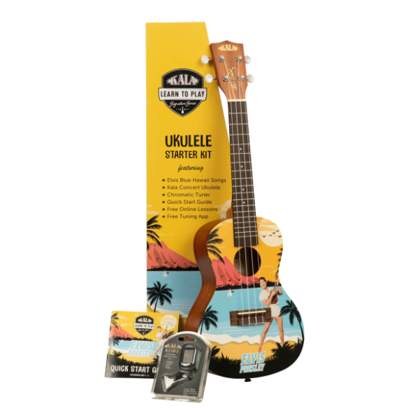 ELVIS BLUE HAWAII Pack Ukelele Concierto  ELVIS BLUE HAWAII Pack Ukelele Concierto