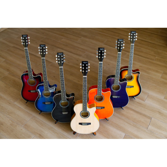 Admira Tennessee Guitarra Acústica Dreadnought Negra Brillo