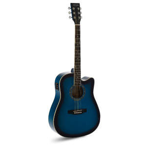 Admira Tennessee Guitarra Acústica Dreadnought Azul Brillo