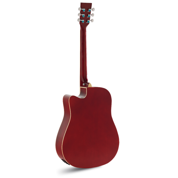 Admira Tennessee Guitarra Acústica Dreadnought Roja Mate