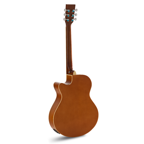 Admira Indiana Guitarra Acústica Mini Jumbo Sombreada Brillo