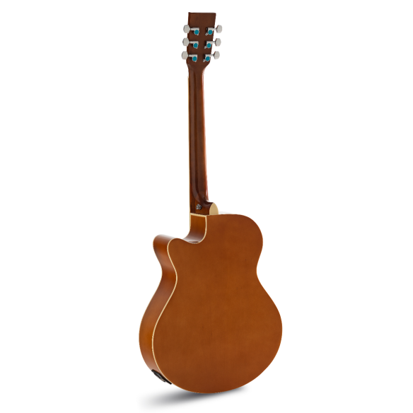 Admira Indiana Guitarra Acústica Mini Jumbo Sombreada Brillo