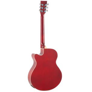 Admira Indiana Guitarra Acústica Mini Jumbo Rojo Brillo 2