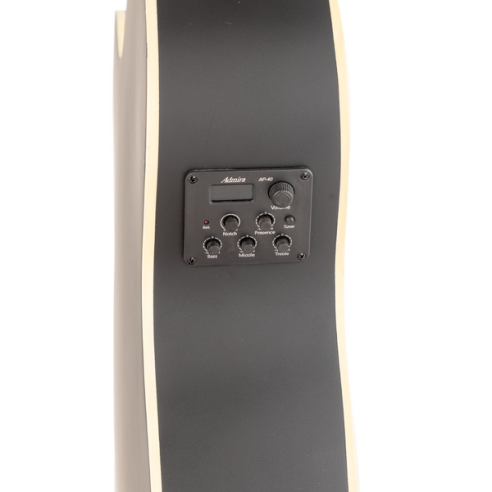 Admira Indiana Guitarra Acústica Mini Jumbo Negro Brillo