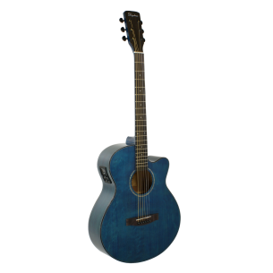 GADSTBL Guitarra Acústica Mini Jumbo Azul