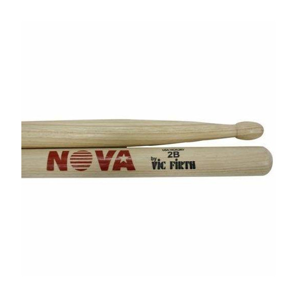 Baquetas Vic Firth NOVA 2B con punta de madera, para rock, Heavy rock, concierto.