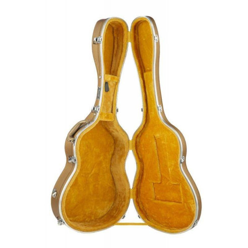 Compra Estuche Guitarra Clásica ABS Rapsody Armonia Dorado 62062 online | MusicSales