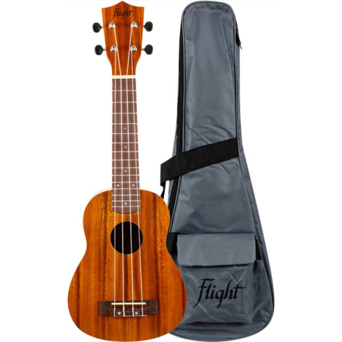 FLIGHT NUS-250 Ukelele Soprano Acacia Natural