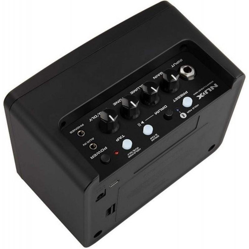 NUX MIGHTY BT Mini Amplificador de guitarra con bluetooth 3 Watts, altavoz de 3 " ,con ritmos,y efectos,