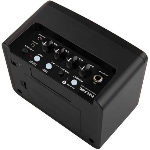 NUX MIGHTY BT Mini Amplificador de guitarra con bluetooth 3 Watts, altavoz de 3 " ,con ritmos,y efectos,