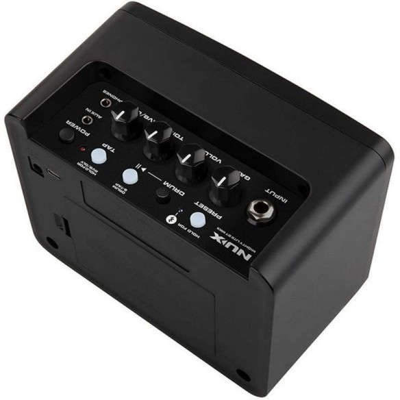 NUX MIGHTY BT Mini Amplificador de guitarra con bluetooth 3 Watts, altavoz de 3 " ,con ritmos,y efectos,