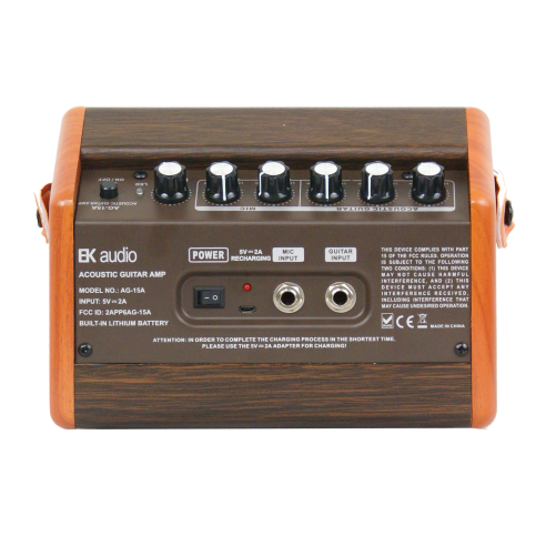 EK AG15A Amplificador Guitarra Acústica con Batería