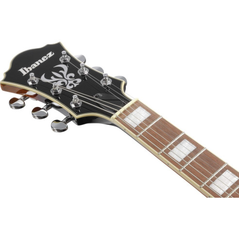 Guitarra eléctrica IBANEZ AF75-BS con tapa, aros y fondo de Tilo, Pastillas Classic Elite y acabado en Brown Sunburst.