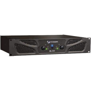 Etapa de potencia CROWN XLI800 2x200W a 8 Ohms, 2x300W a 4 Ohms y 600W Bridge a 8 Ohms. 2