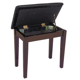 BPRA003 BANQUETA PIANO Fija, Palosanto mate, con cajón 2