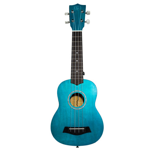 BONES SP200S-BL Ukelele Soprano de Linden Color Azul Satinado