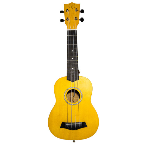 BONES SP200S-YW Ukelele Soprano de Linden Amarillo Satinado