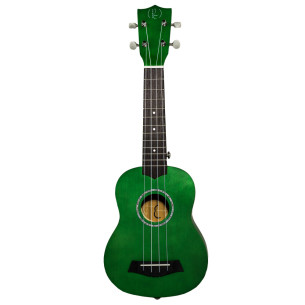BONES SP200S-GN Ukelele Soprano de Linden Color Verde Satinado