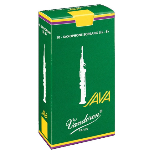 Caja 10 cañas Saxo Soprano Java Verde nº2 