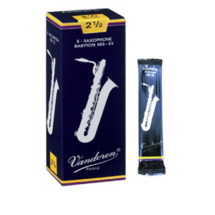 Caja 5 cañas Saxo Barítono Tradicional nº2 1/2