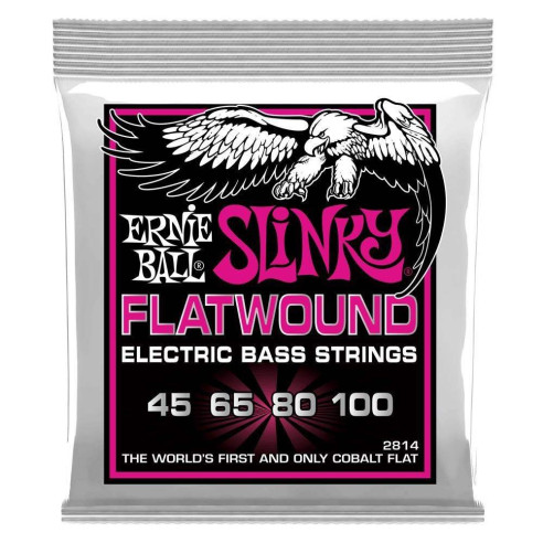 Compra 2814 Regular Slinky Flatwound 45-100 online | MusicSales