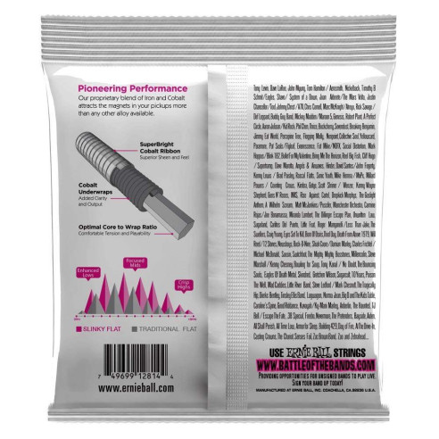 Compra 2814 Regular Slinky Flatwound 45-100 online | MusicSales