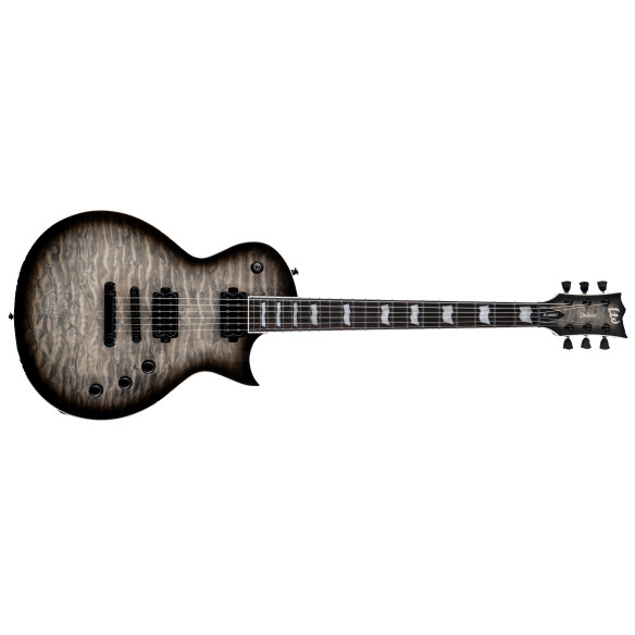 LTD EC-1000T QM - Charcoal Burst Guitarra Eléctrica