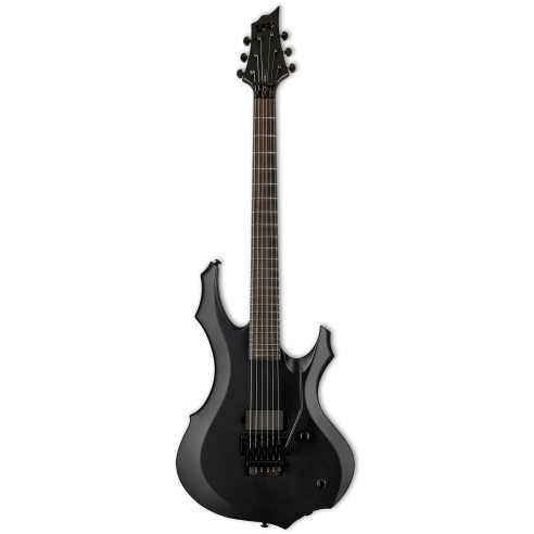 LTD F-BLACK METAL - BLACK SATIN Guitarra Eléctrica